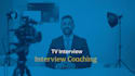 create a professional modern for a TV interview coaching service