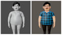 design 3d cartoon character in blender