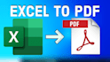 convert PDF to excel and excel to PDF