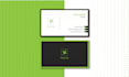 do minimal and elegant business cards