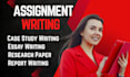 write assignment work, project work for college and universities