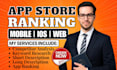 do app store optimization and aso expert services for ranking app store listing