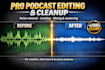 edit your podcast with professional audio mixing