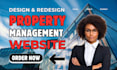 build property management website guaranteed rent short term rental website