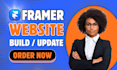 develop or build framer website framer landing page