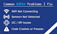 fix esp32 wifi and sensor bugs for iot projects