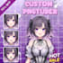 create anime pngtuber, live2d  2d vtuber model and pro rigging