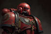 create warhammer 40k character art, grimdark illustrations