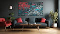 create trendy, unique canvas wall art design