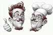 design cartoon caricature logo