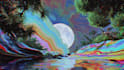 create vibrant truck art and psychedelic art illustrations