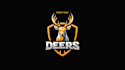 design awesome deer logo with express delivery