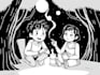 do black and white illustration art