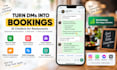 build ai chatbot for restaurant instagram whatsapp and website