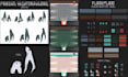 create 2d assets, characters and concept art for games