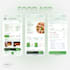 do food app UI design in figma