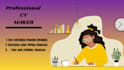 write a professional CV resume for you