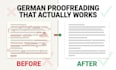 proofread and correct your german text