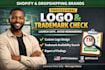 design a shopify logo and check trademack availability