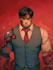 do a professional illustration, splash art, comic cover