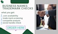 develop strategic business names with trademark checks