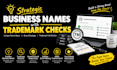 develop strategic business names with trademark checks