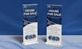create professional roll up banner and banner design