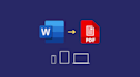 word file into pdf file