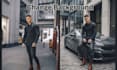do outfit replacement, change background and clothes