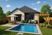 create backyard landscape design and realistic 3d renders