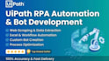 automate manual business processes and web scraping using uipath rpa bots