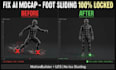 video to fbx mocap and fix foot sliding for unreal engine