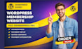 build paid membership wordpress subscription website,memberpress paywell site