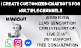 do ai chatbot setup for social media with lead generation using manychat
