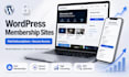 build paywall membership paid  wordpress website, wordpress elementor website