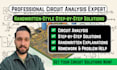 serve as your circuit expert with handwritten style solutions