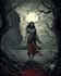 draw fantasy horror characters with dark cinematic style