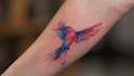 create a watercolor tattoo design
