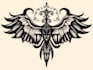 draw a custom linocut style flash tattoo design