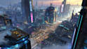 create a science fiction city, cyberpunk concept