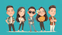 draw group cartoon, caricature based on your photo