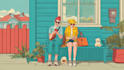 draw a cartoon illustration