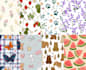 create professional kids textile seamless patterns