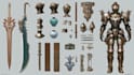 draw any concept, item, fantasy, armor, mecha weapon