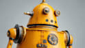 draw amazing character mecha robot illustration