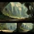 create environment concept art and illustration