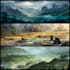 illustrate environments, landscapes, board game, concept art
