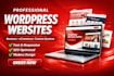 build modern wordpress website ecommerce store and business site