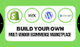 launch a branded multi vendor ecommerce marketplace website shopify multi vendor