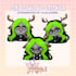 do a 3 head chibi skebb sticker